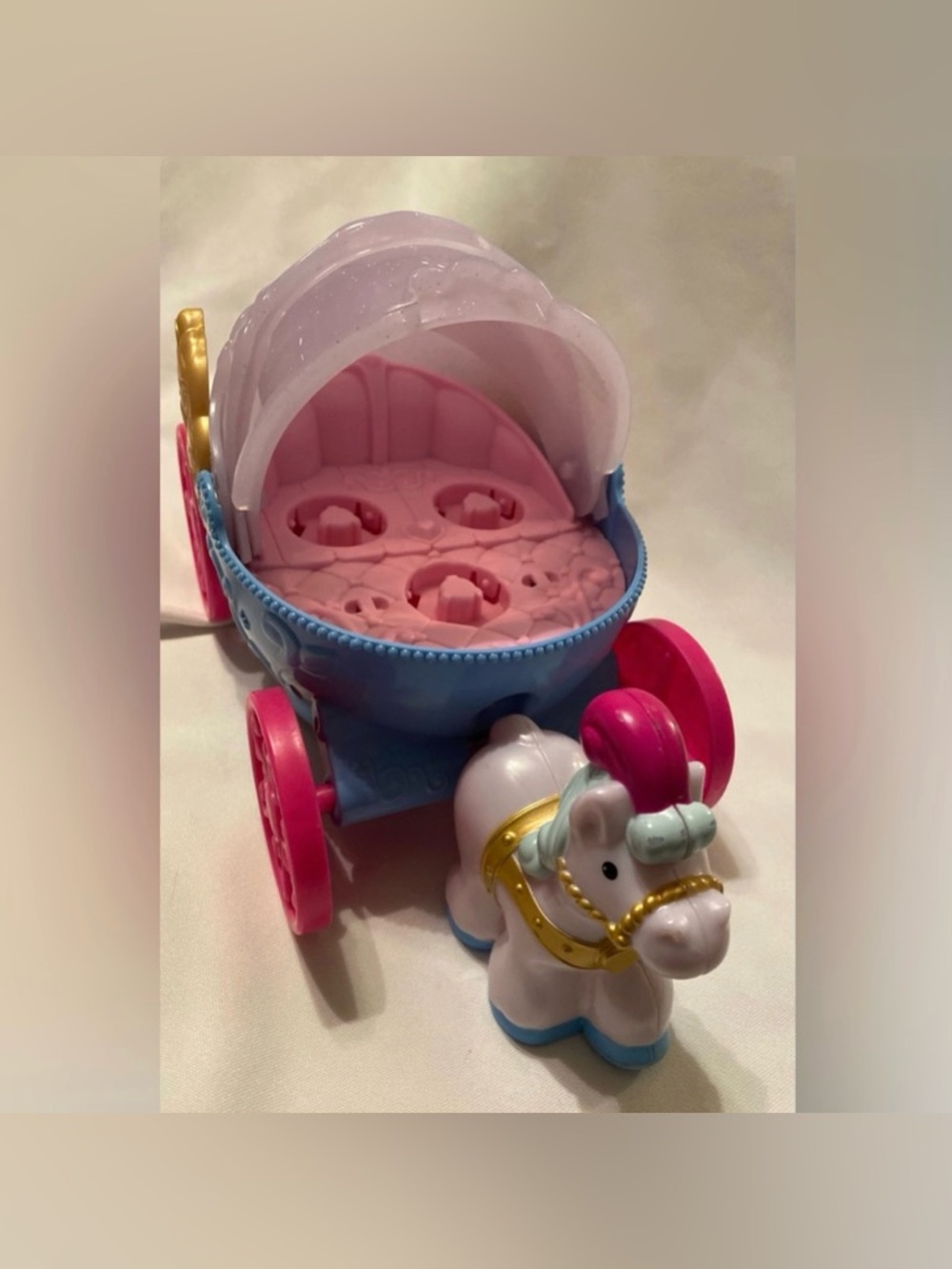 Fisher Price Little People Princess Cinderella Carriage 2015 - Picture 7 of 11
